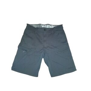 Wrangler ATG All Terrain Gear Mens Cargo Shorts Dark Gray Stretch Hiking 130273